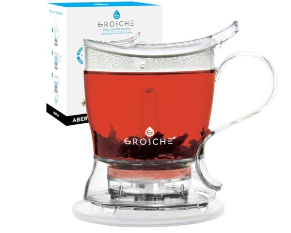 GROSCHE Aberdeen Perfect Tea Maker Set with Coaster