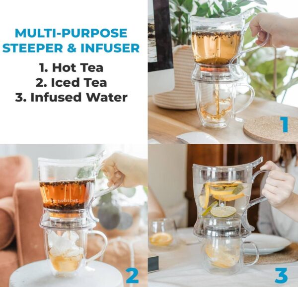 GROSCHE Aberdeen Perfect Tea Maker Set with Coaster - Image 3